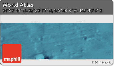 Satellite Panoramic Map of the Area around 32° 8' 5" N, 146° 16' 30" E