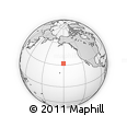 Outline Map of the Area around 32° 8' 5" N, 150° 22' 30" W, rectangular outline