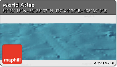 Satellite Panoramic Map of the Area around 32° 8' 5" N, 158° 10' 30" E