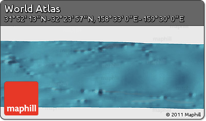 Satellite Panoramic Map of the Area around 32° 8' 5" N, 159° 1' 30" E