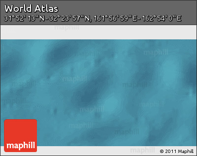 Satellite 3D Map of the Area around 32° 8' 5" N, 162° 25' 30" E