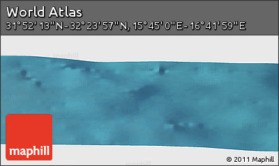 Satellite Panoramic Map of the Area around 32° 8' 5" N, 16° 13' 30" E
