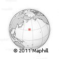 Outline Map of the Area around 32° 8' 5" N, 170° 4' 29" E, rectangular outline