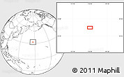Blank Location Map of the area around 32° 8' 5" N, 176° 1' 30" E