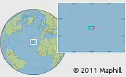 Savanna Style Location Map of the area around 32° 8' 5" N, 22° 52' 30" W