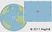 Savanna Style Location Map of the area around 32° 8' 5" N, 24° 34' 30" W