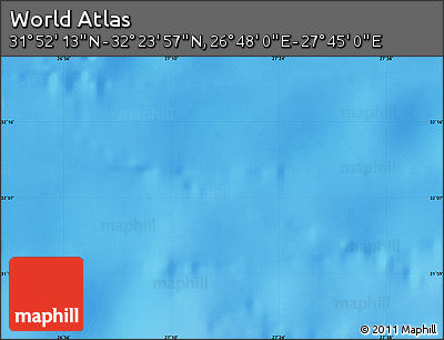 Physical Map of the Area around 32° 8' 5" N, 27° 16' 29" E