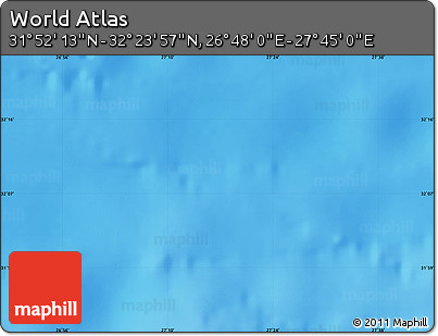 Physical Map of the Area around 32° 8' 5" N, 27° 16' 29" E