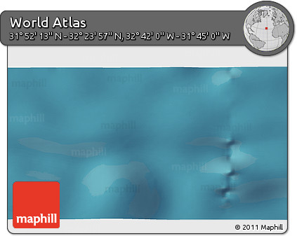 Satellite 3D Map of the Area around 32° 8' 5" N, 32° 13' 30" W