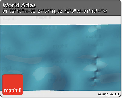 Satellite 3D Map of the Area around 32° 8' 5" N, 32° 13' 30" W