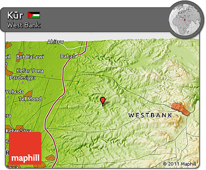Physical 3D Map of Kūr