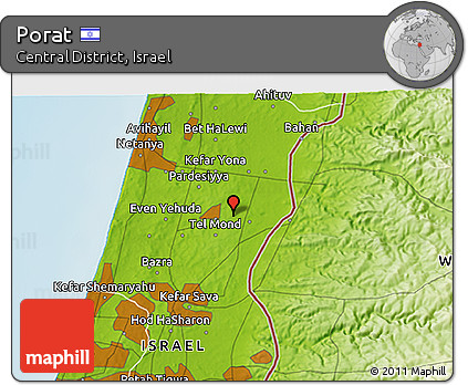 Physical 3D Map of Porat