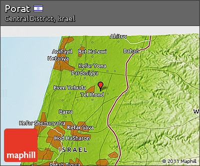 Physical 3D Map of Porat