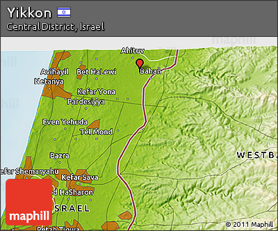 Physical 3D Map of Yikkon