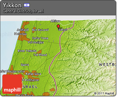 Physical 3D Map of Yikkon