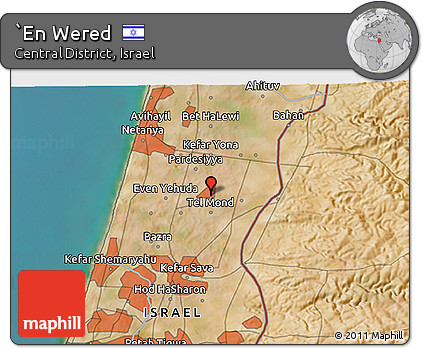 Satellite 3D Map of `En Wered