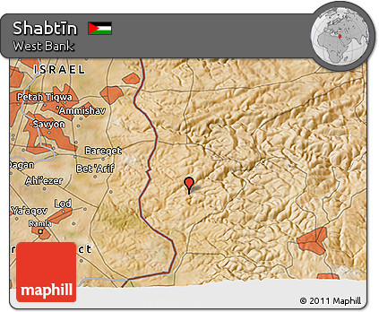 Satellite 3D Map of Shabtīn
