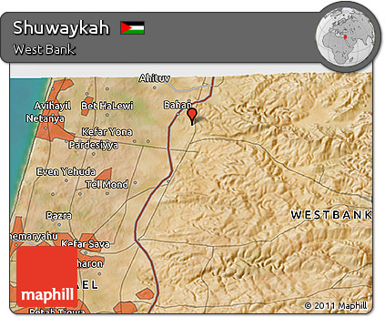 Satellite 3D Map of Shuwaykah
