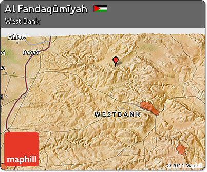 Satellite 3D Map of Al Fandaqūmīyah