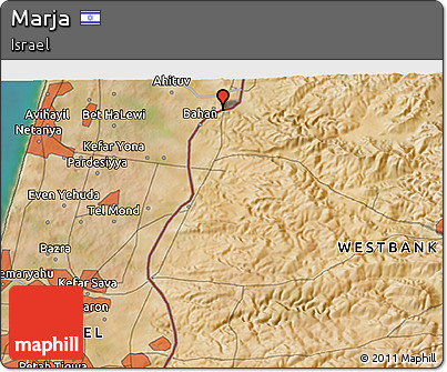 Satellite 3D Map of Marja