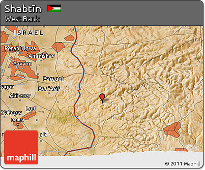 Satellite 3D Map of Shabtīn