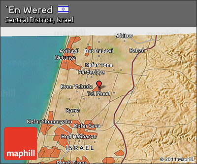 Satellite 3D Map of `En Wered