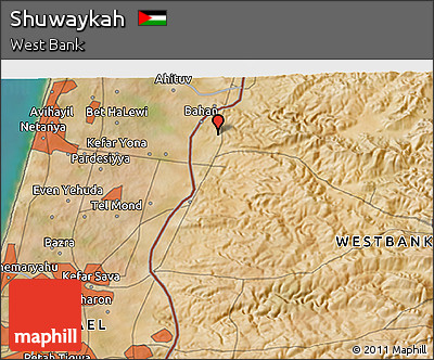 Satellite 3D Map of Shuwaykah