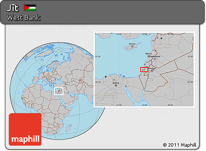 Gray Location Map of Jīt
