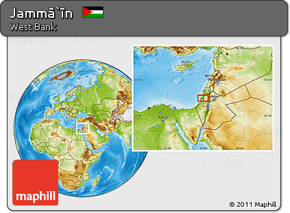 Physical Location Map of Jammā`īn