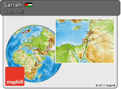 Physical Location Map of Şarrah
