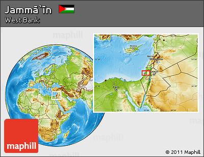 Physical Location Map of Jammā`īn