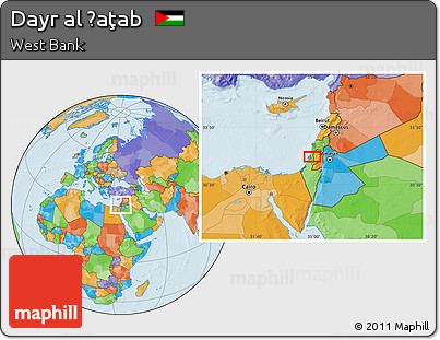 Political Location Map of Dayr Al Ḩaţab