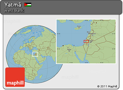 Savanna Style Location Map of Yatmā