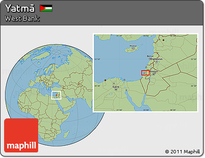 Savanna Style Location Map of Yatmā