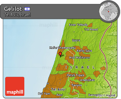Physical Map of Gelilot