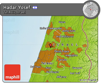 Physical Map of Hadar Yosef