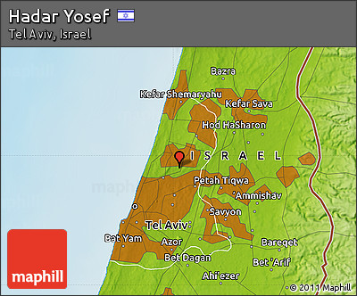 Physical Map of Hadar Yosef