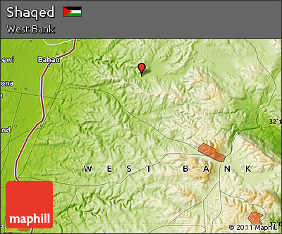 Physical Map of Shaqed