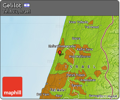Physical Map of Gelilot