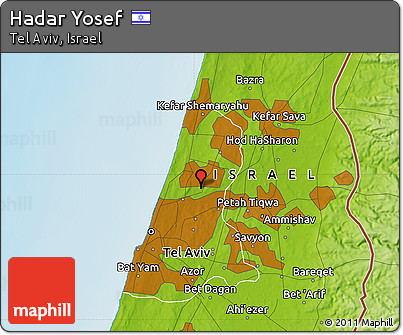 Physical Map of Hadar Yosef