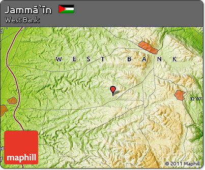 Physical Map of Jammā`īn