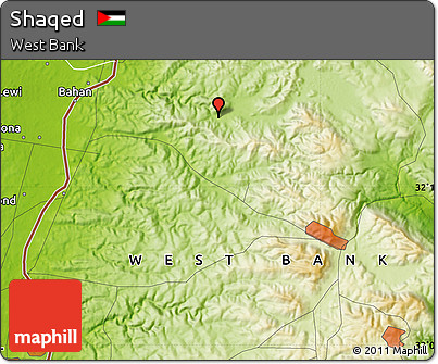 Physical Map of Shaqed