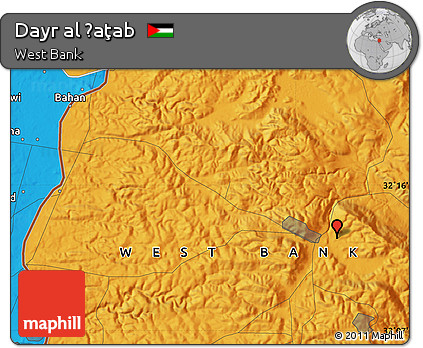 Political Map of Dayr Al Ḩaţab