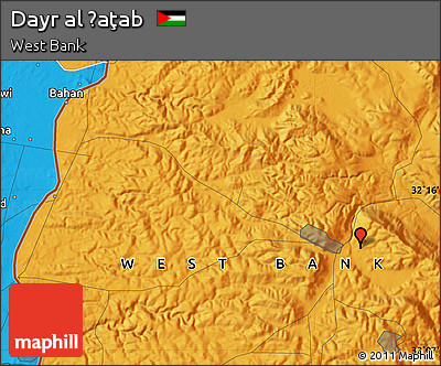 Political Map of Dayr Al Ḩaţab