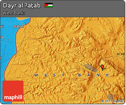 Political Map of Dayr Al Ḩaţab