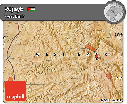 Satellite Map of Rūjayb