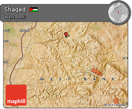 Satellite Map of Shaqed