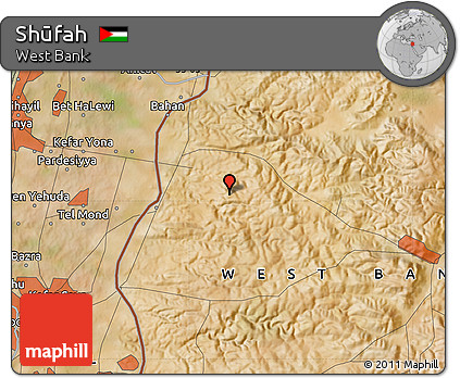 Satellite Map of Shūfah