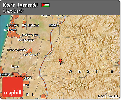 Satellite Map of Kafr Jammāl