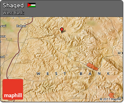 Satellite Map of Shaqed